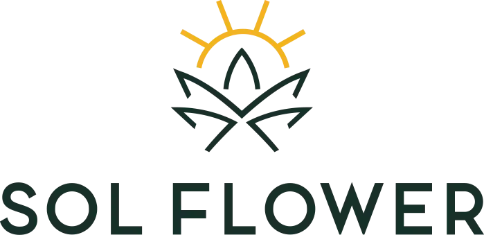 sol flower 420 dj logo